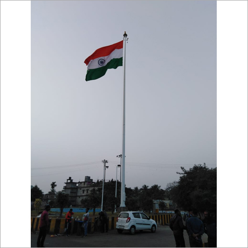 Gi High Mast Flag Pole - Color: Silver