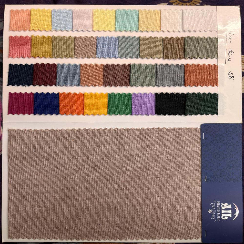 Lusian Linen Fabric Width 58
