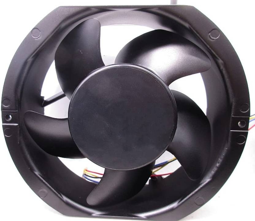Servo D1751P24B9DS326 Axial Fan 24V-4.6A DC Air Cooling Fan 172*150*51mm 4Pin Fan with Heat Sinks All in one Cooler  (Black, Metal)