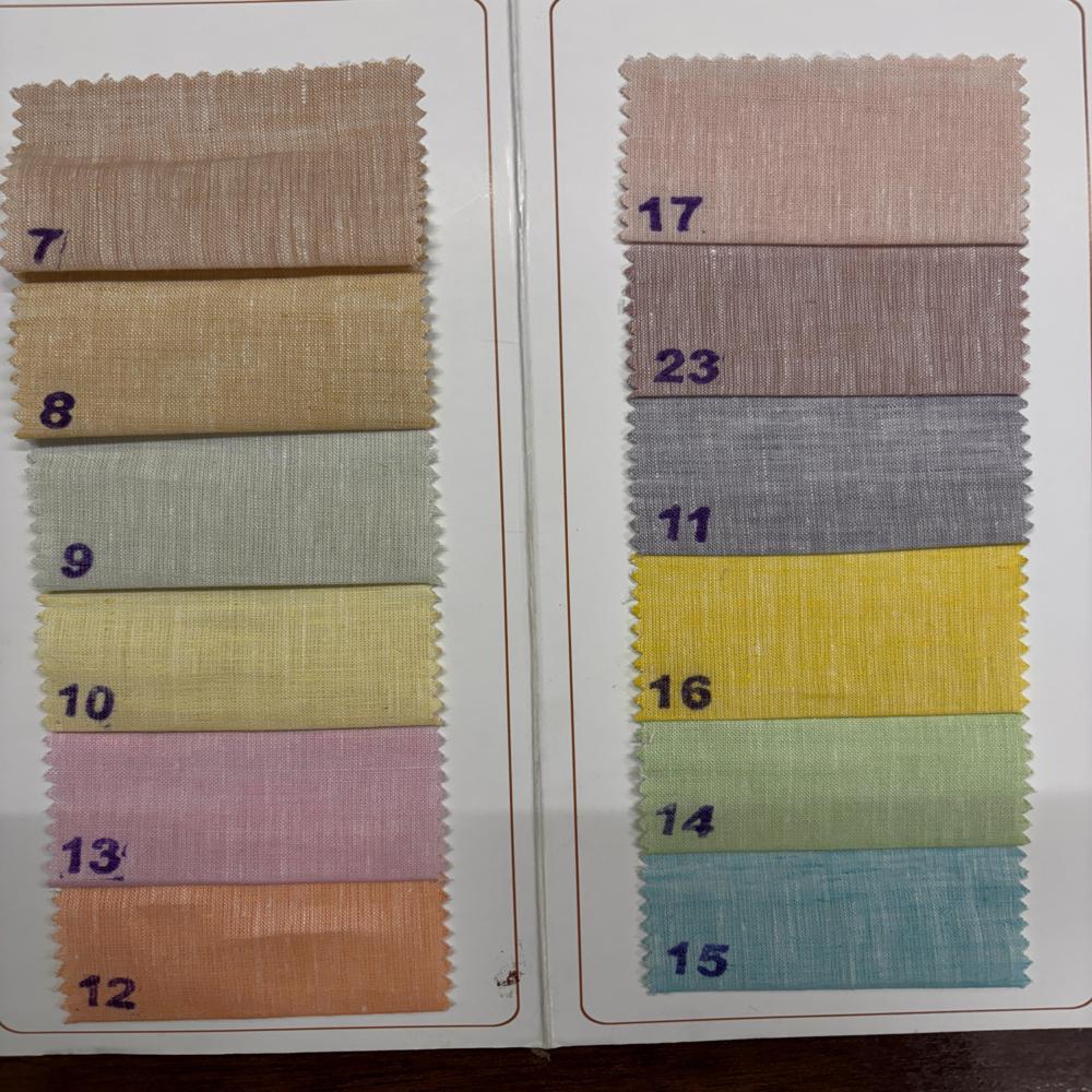 60x60 Pure Linen Fabric - Attributes: Washable