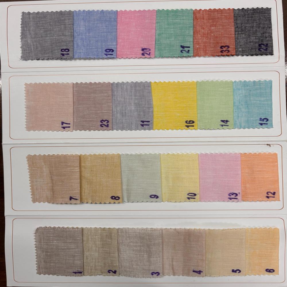 60x60 Pure Linen Fabric - Attributes: Washable