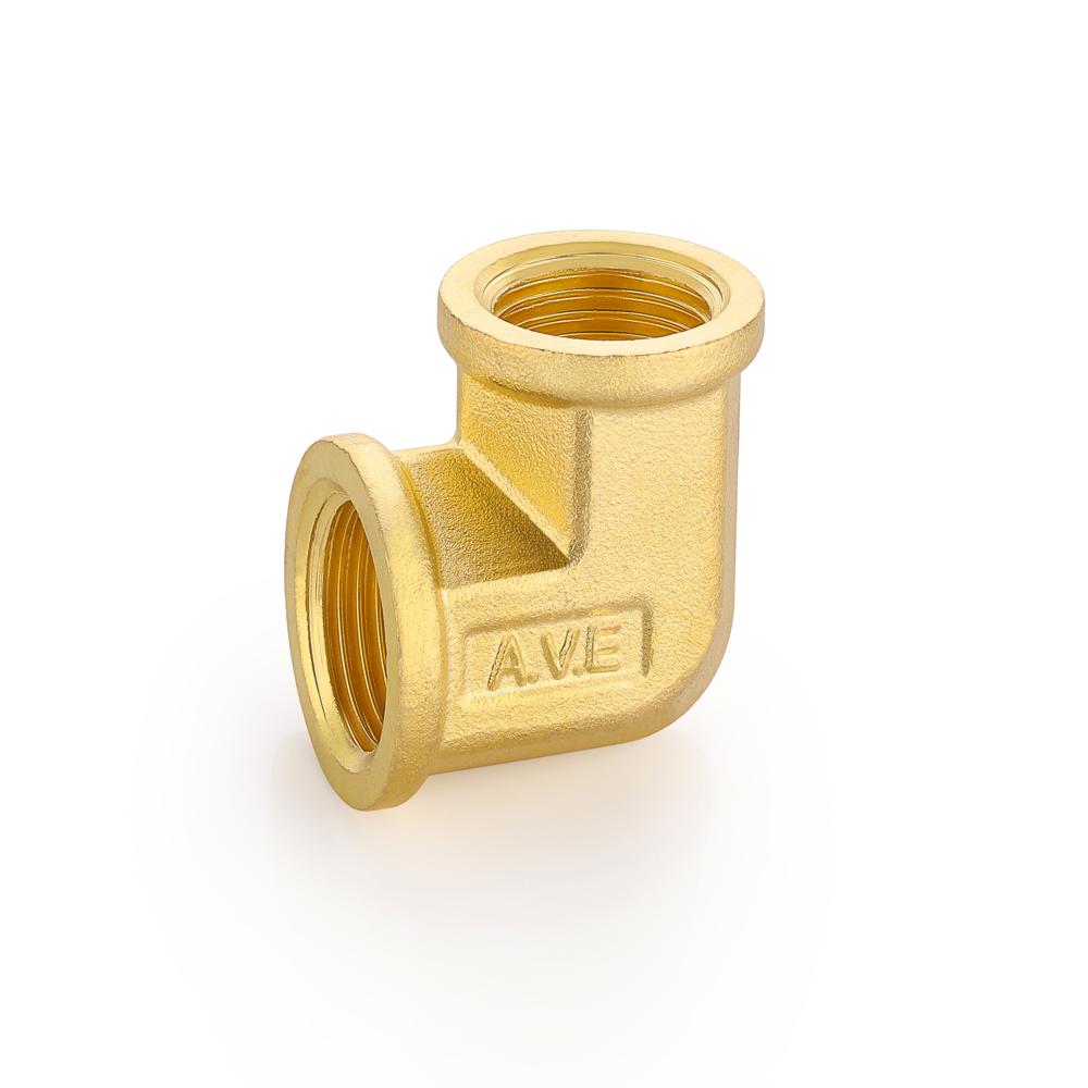 Brass Flare Tee - High-quality Brass Material, Polished Golden Finish | Rust Proof, Long Functional Life, 1-year Warranty