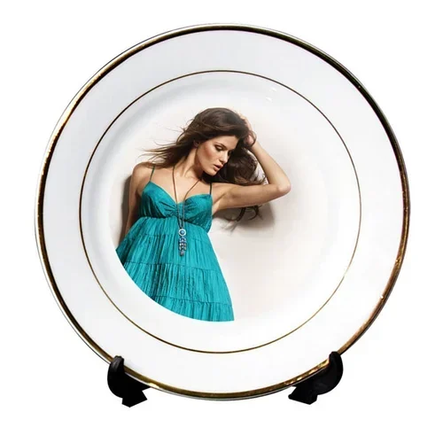 Sublimation Ceramic Plate 2d - Color: Multicolor