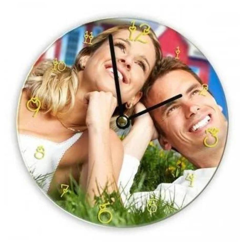 Sublimation Glass Frames With Clock BL-27