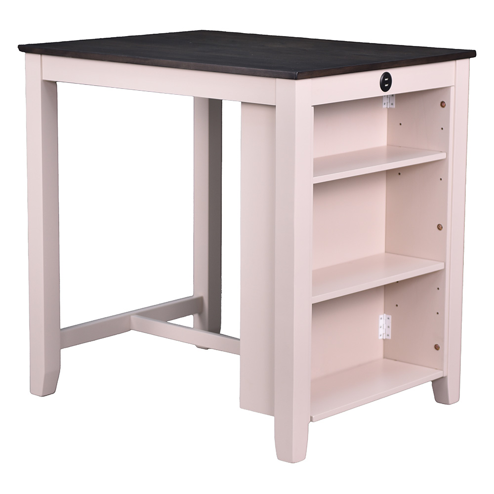 Royaloak Atlanta American Wooden Counter Top 2 Seater Dining Table Set - Dt7703-2s - Assembly: Carpenter Assembly