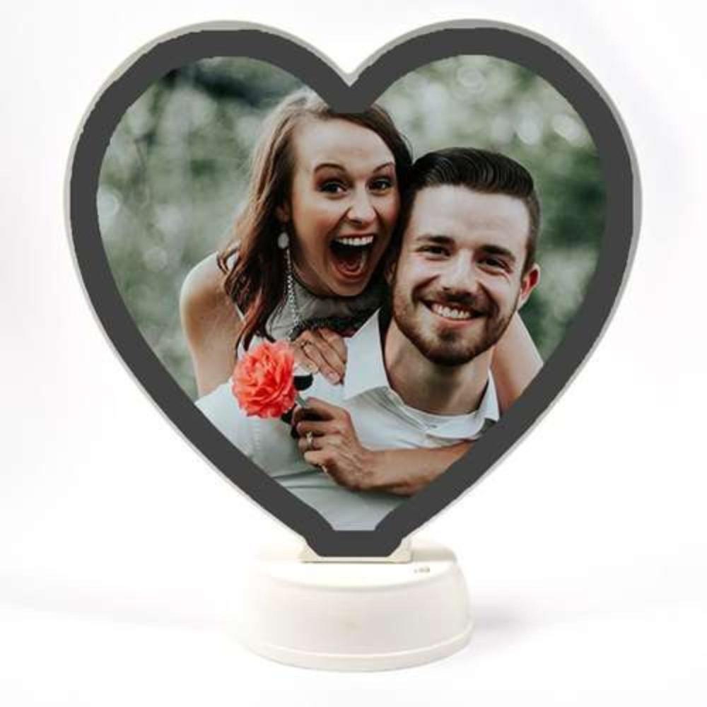 Sublimation Magic Mirror Heart - Color: Multicolor
