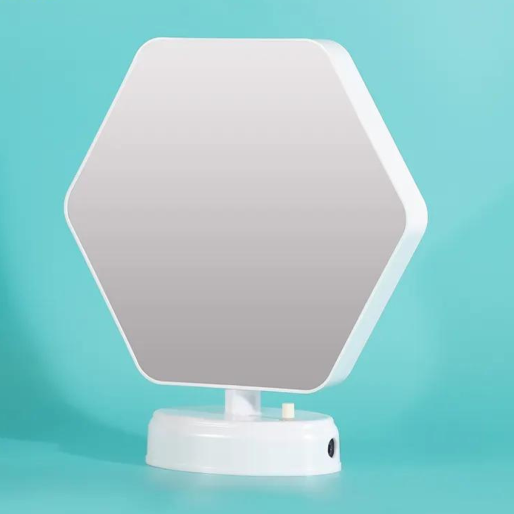 Hexagon Magic Mirror For Personalized Gifting - Color: Multicolor
