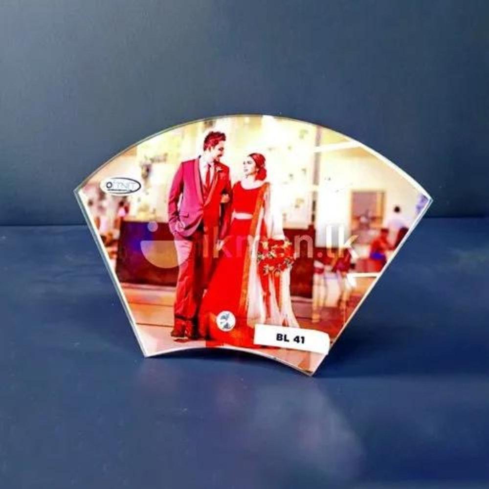 Bl 41 Glass Photo Frame - Color: Multicolor