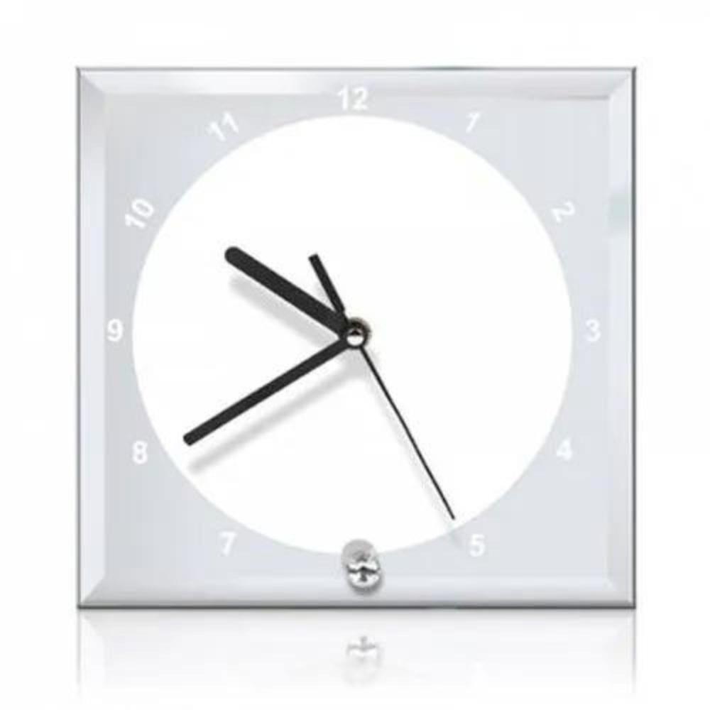 Sublimation Glass Clock Photo Frame - Color: Multicolor