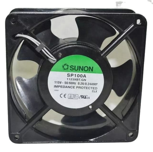 SUNON SP100A 1123XBT.GN 12cm 120X120X38mm AC 115V 20W 3150 RPM 165CFM Ball Bearing Cabinet CPU Laptop Cooling Fan