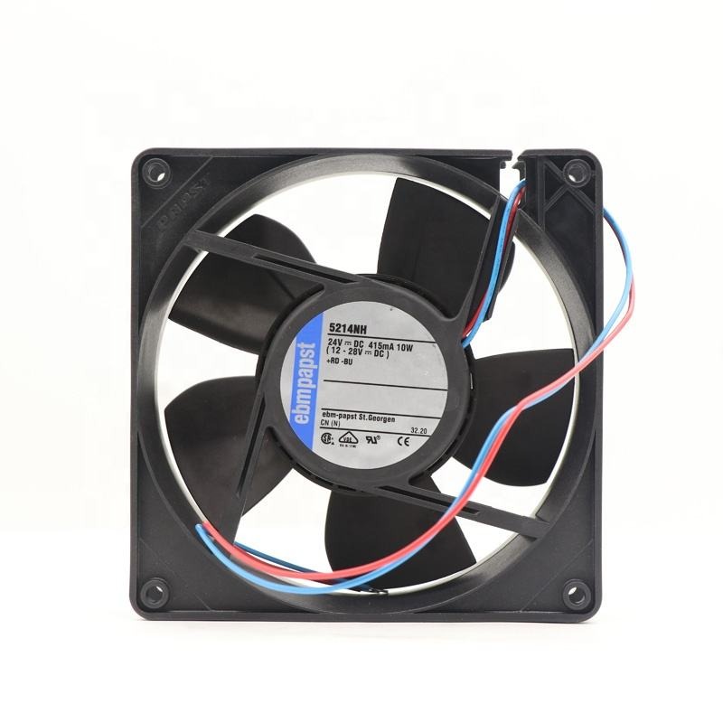 Ebmpapst 5214NH 12738 127x127x38mm 24V 9.8W 3650RPM Ventilation Electric Cabinet Cooler Power Module Cooling Fans