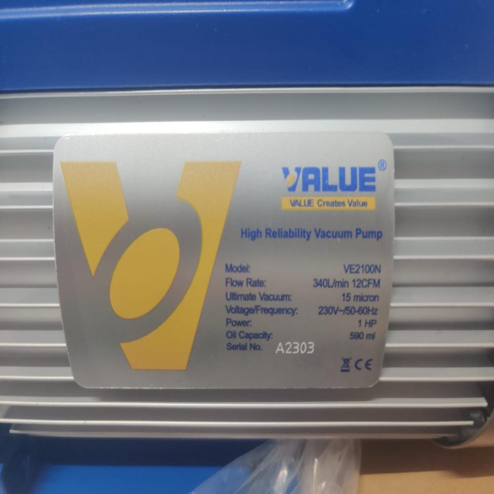 VALUE VACUUM PUMP VE 2100N