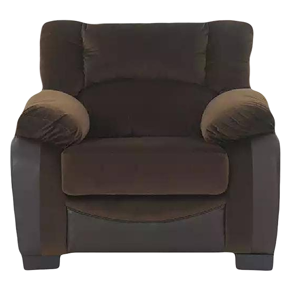 Royaloak Muar Malaysian Fabric Sofa Single Seater - Sf736br-1 - Assembly: No Assembly Required