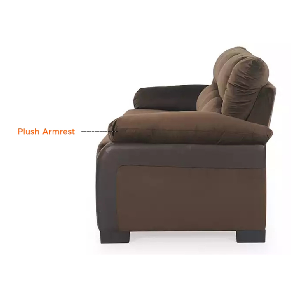 Royaloak Muar Malaysian Fabric Sofa Single Seater - Sf736br-1 - Assembly: No Assembly Required