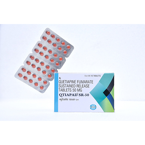 QUETIAPINE FUMARATE-50 MG. SUSTAINED RELEASE