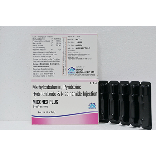 METHYLCOBALAMIN-1500 MCG. & PYRIDOXINE-100 MG. & NIACINAMIDE-100 MG. & D-PENTHENOL-50 MG.  INJECTION