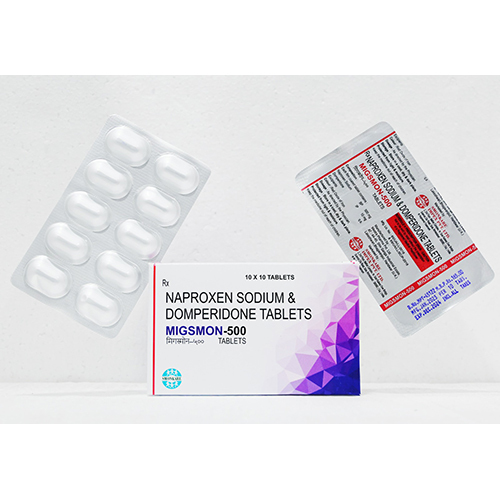 NAPROXEN SODIUM-500 MG. & DOMPERIDONE-10 MG.