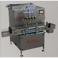 Automatic Oil Tin Filling Machine - Color: Silver