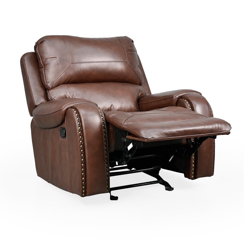 Royaloak New York American Recliner | 1 Seater Recliner - Sf7912-1 - Color: Dark Brown