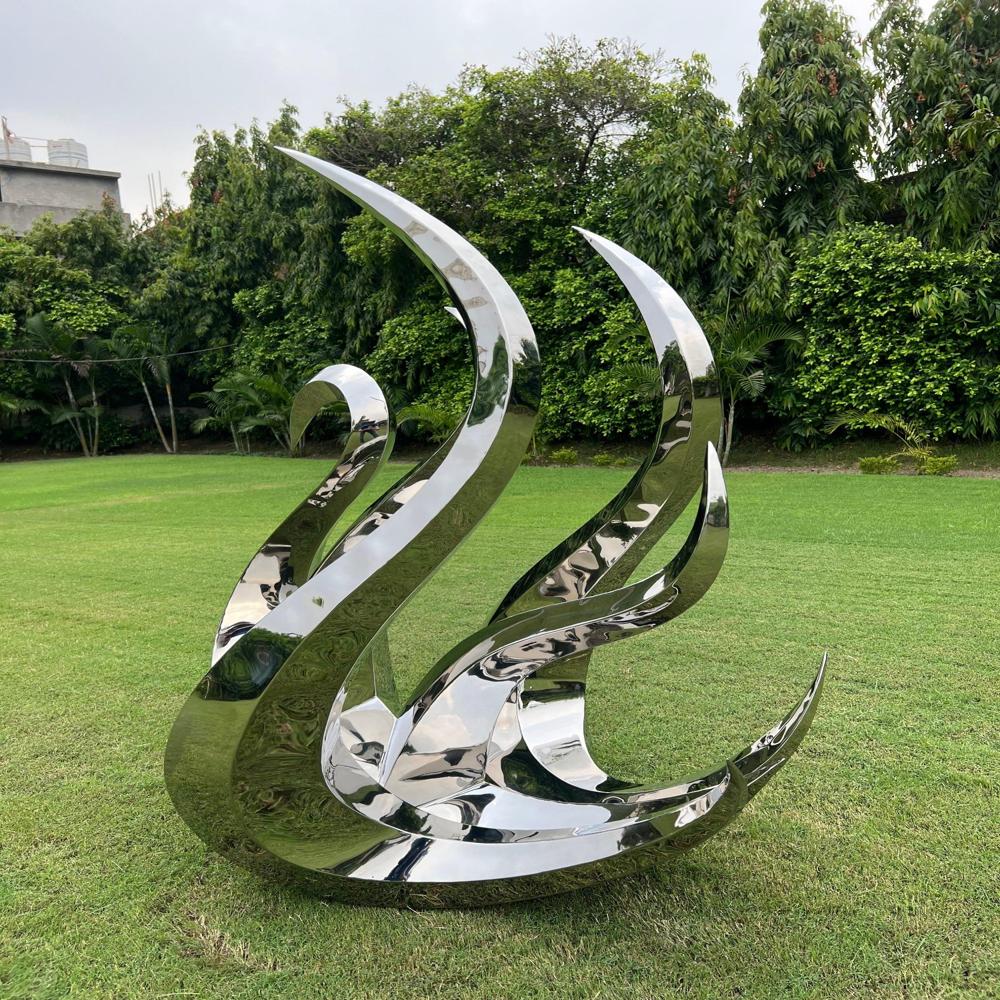 Stainless Steel Garden Sculpture