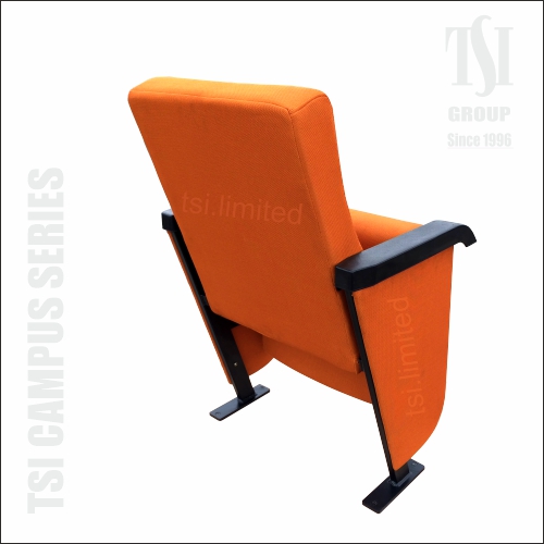 Foldable Auditorium Chair - Color: Orange