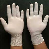 Latex Hand Gloves - Color: White