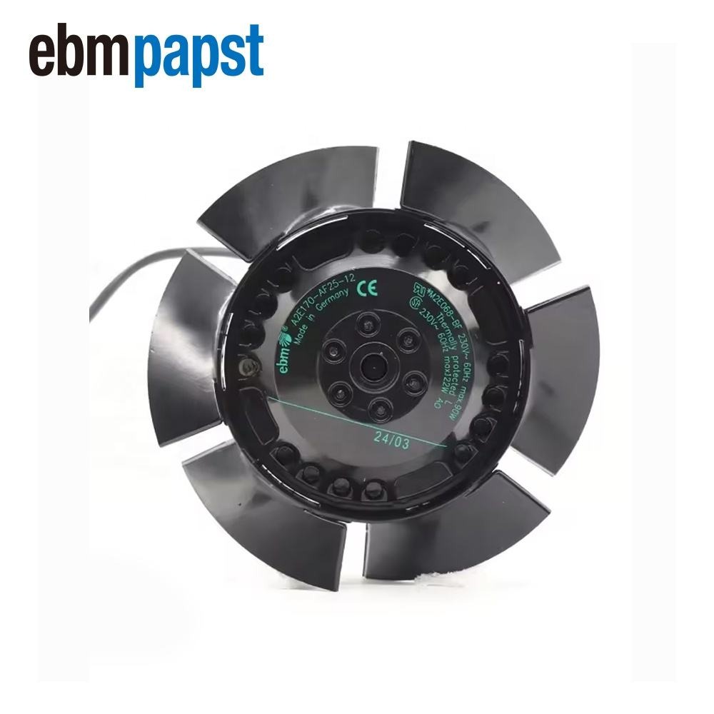 ebmpapst A2E170-AF25-12 M2E068-BF 230V AC 60HZ 122W 130mm 2700RPM 0.45A Outer Rotor Axial Cooling Fan
