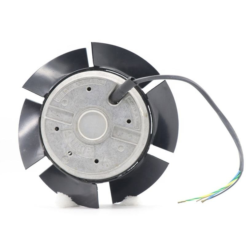 Ebmpapst A2e170-af25-12 M2e068-bf 230v Ac 60hz 122w 130mm 2700rpm 0.45a Outer Rotor Axial Cooling Fan - Color: Black