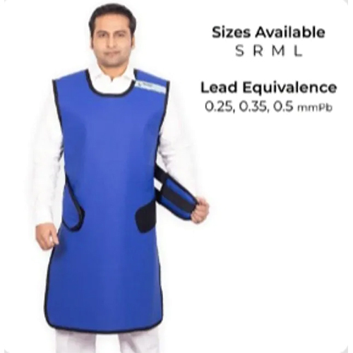 X Ray Lead Vynl Apron - Color: Blue