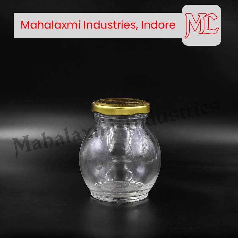 Glass Jar - Round Standard Size, Transparent Eco-friendly Glossy Finish Glass With Matte And Transparent Window Options | Ideal For Industrial Usage