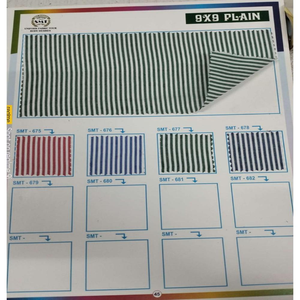 Stripe Uniform Shirting Fabric