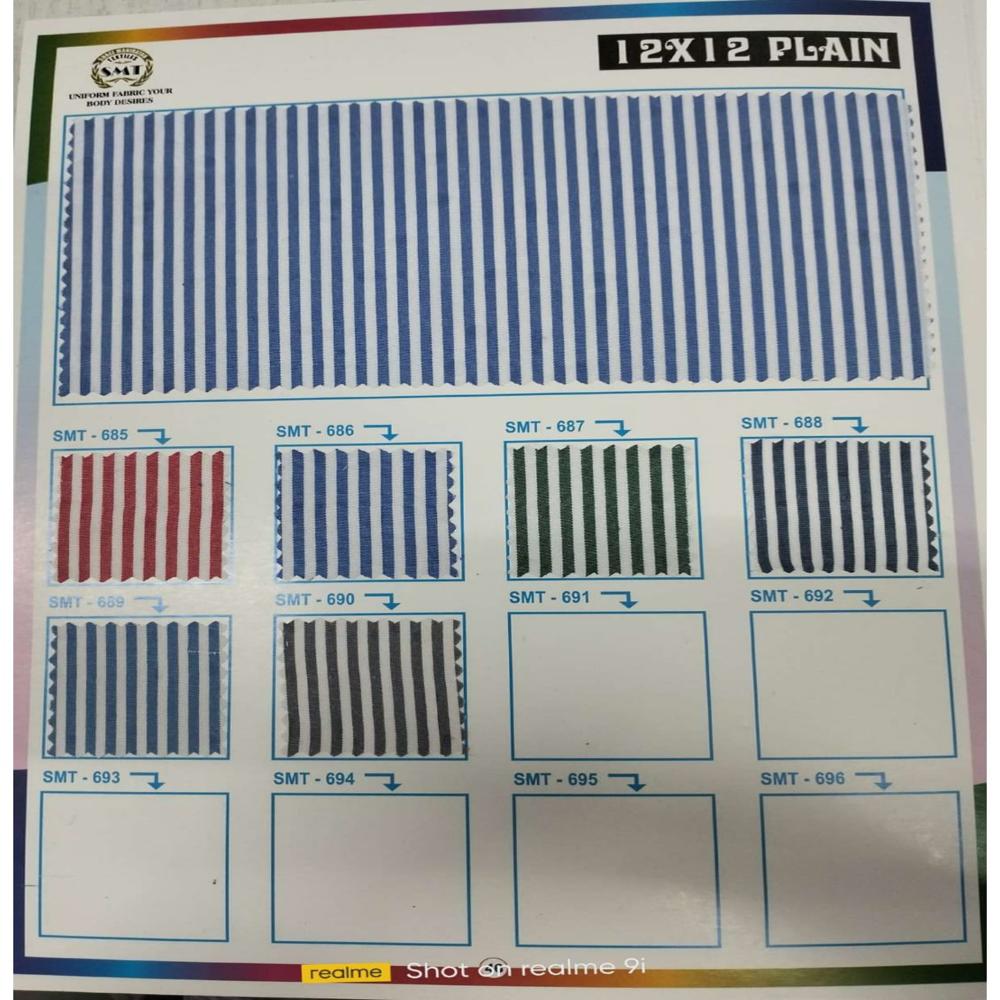 Stripe Uniform Shirting Fabric