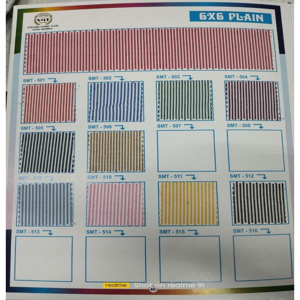 Stripe Uniform Shirting Fabric