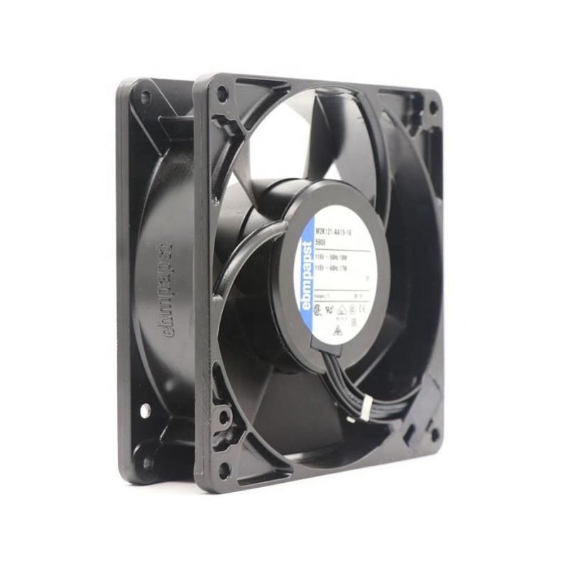 ebmpapst 5908 12738mm 115V AC 206m3/h 50/60HZ 17W 3100RPM Ball Bearing Axial Cooling Fan 5908-105 W2K121-AA15-16