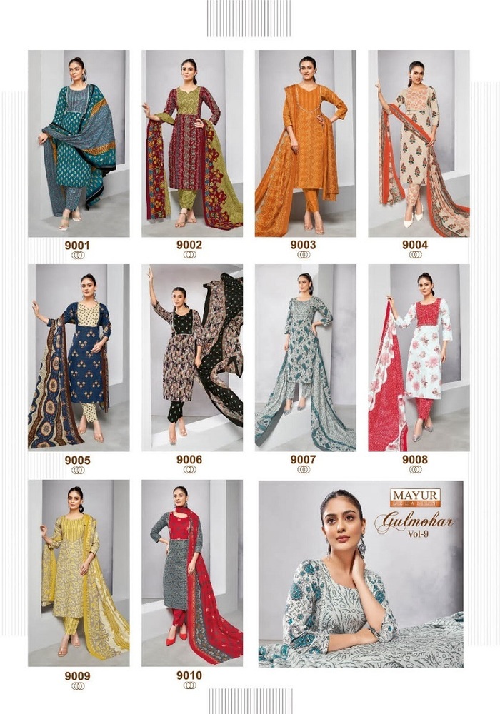 Mayur Gulmohar Vol-9  Dress material