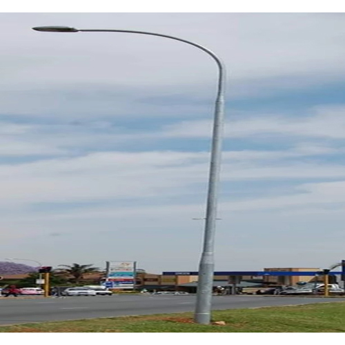 Swaged Light Poles -6 Mts & Above - Color: Silver