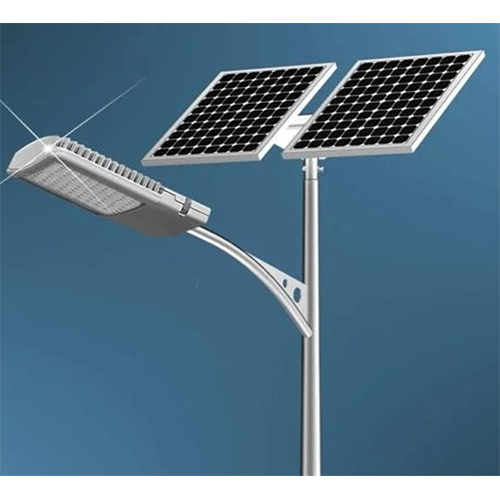 Solar Street Light Poles - Color: Silver