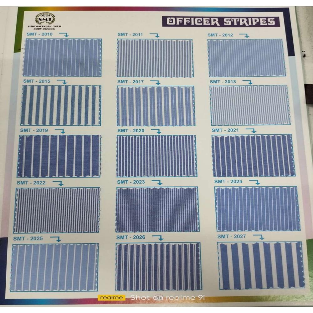 Classic Uniform Stripe Fabric - Attributes: Washable