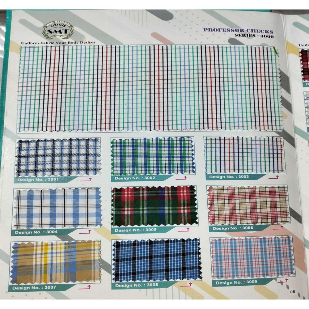 CheckMate Uniform Shirting Fabric