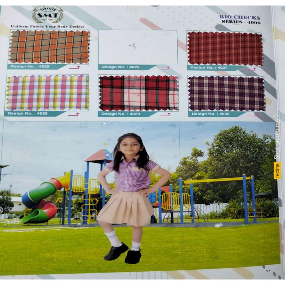 Classic Check Uniform Fabric