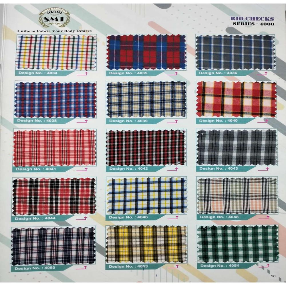 Classic Check Uniform Fabric