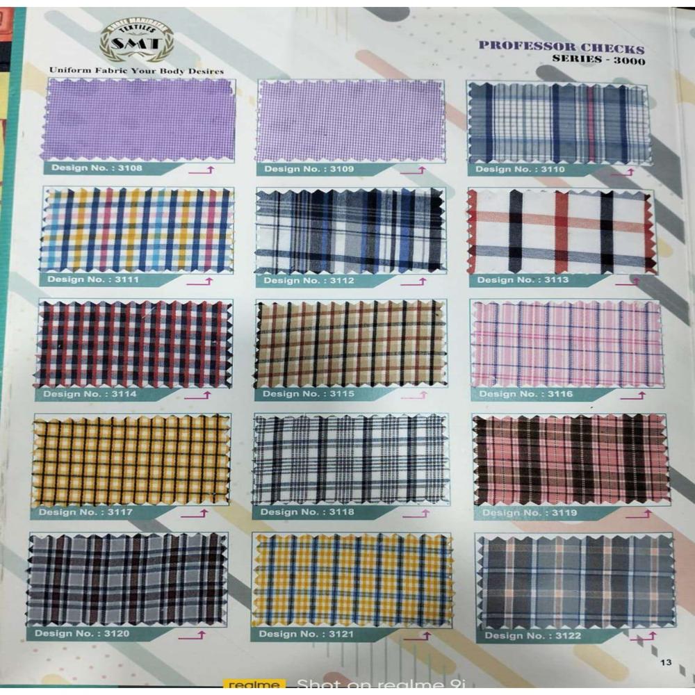 Classic Check Uniform Fabric