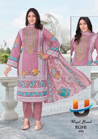 Royal Ruhi Vol-8  Karachi Dress Material