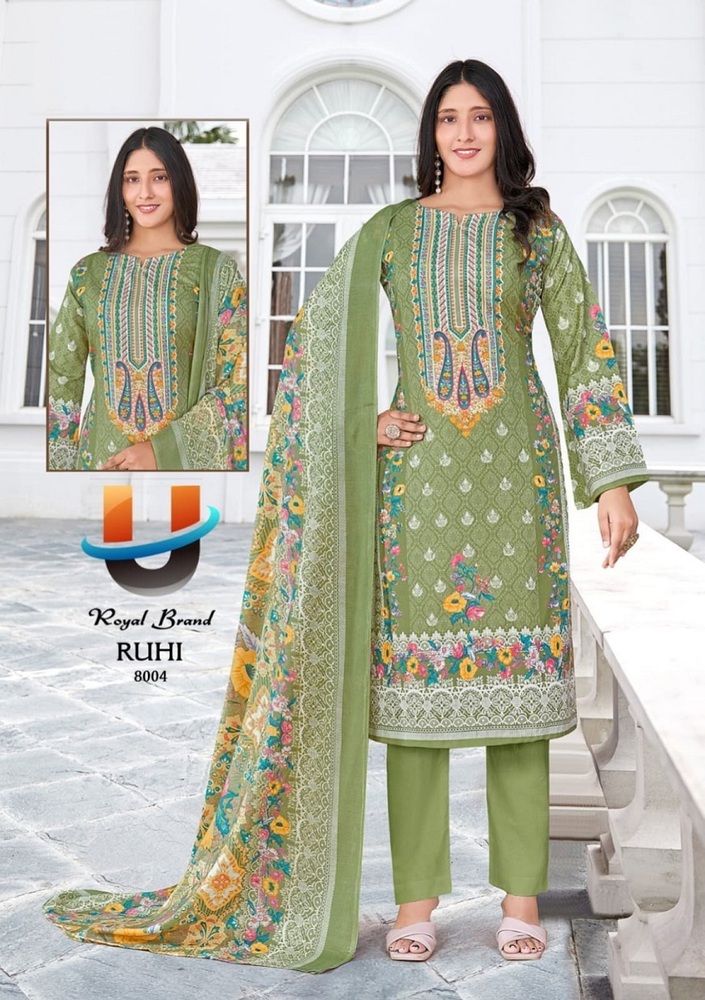 Royal Ruhi Vol-8  Karachi Dress Material