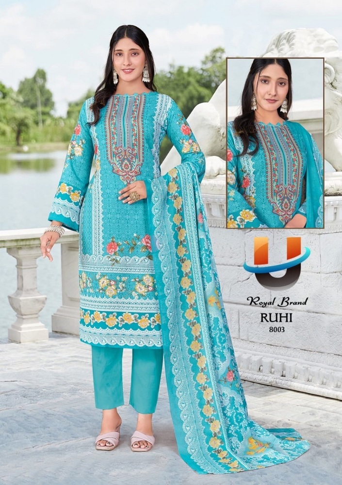 Royal Ruhi Vol-8  Karachi Dress Material