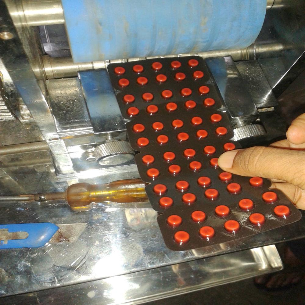 Deblistering Machine - Color: Gray