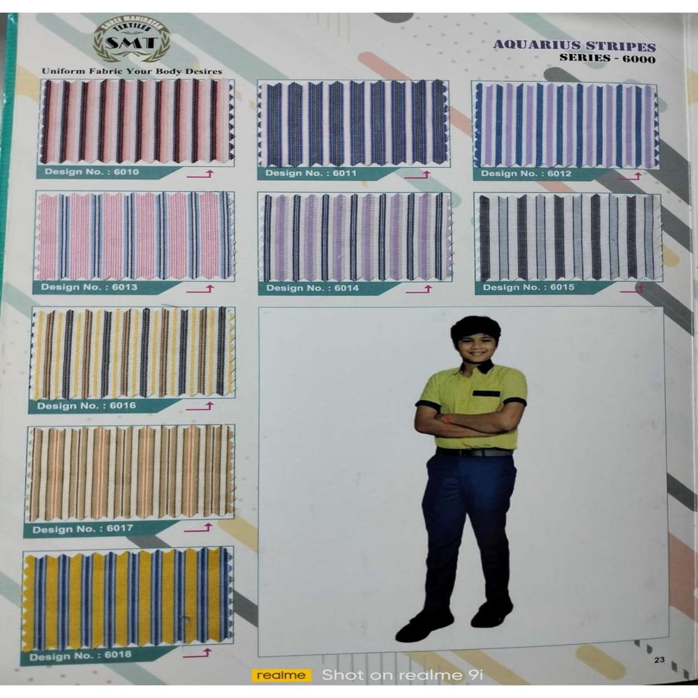 Tidy Checks Uniform Material - Application: Apparel