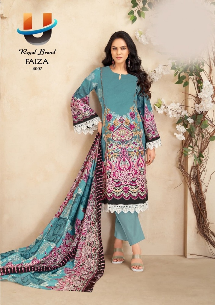 Royal Faiza Vol-4  Karachi Dress material
