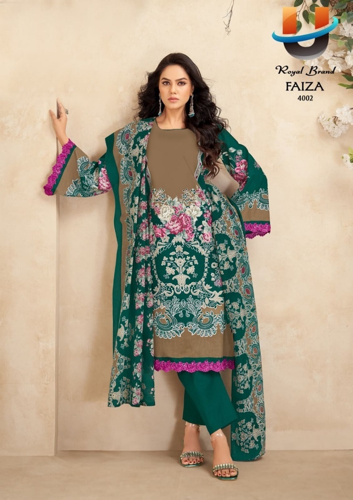 Royal Faiza Vol-4  Karachi Dress material