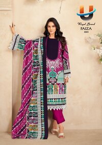 Royal Faiza Vol-4  Karachi Dress material